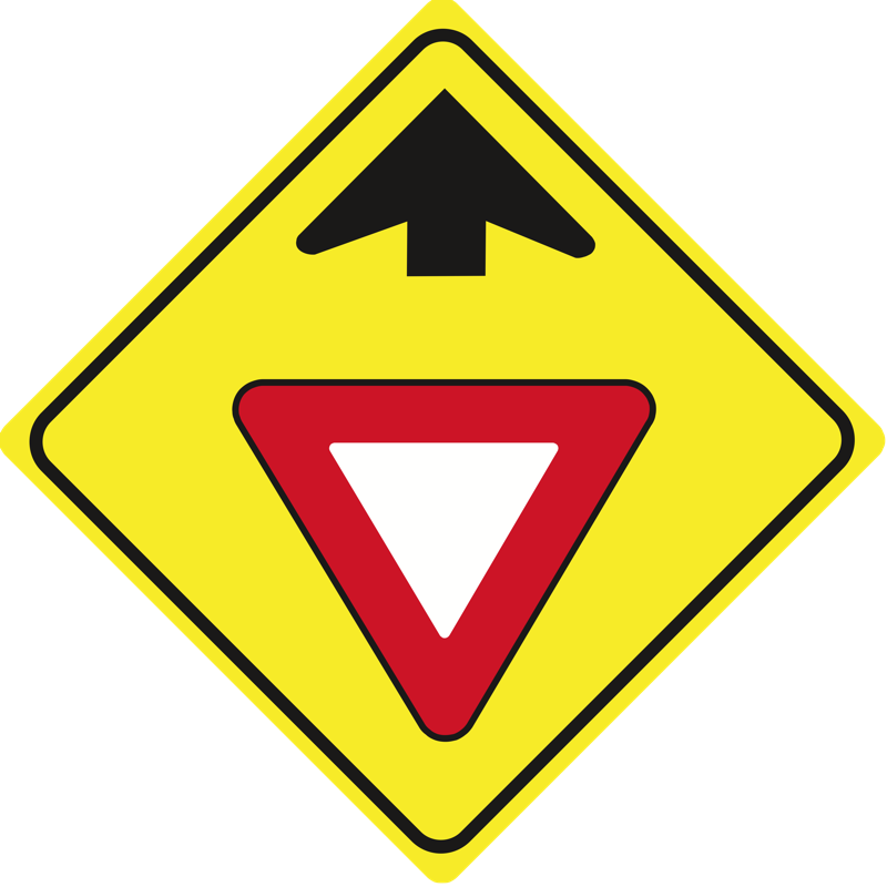 Warning Sign 90x90